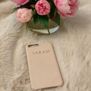 Blush Leather iPhone 7/8 Plus Case